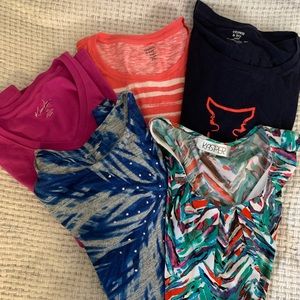 Brand New 5Pc Variety Bundle Womens Tops All New with & without tags Size PS